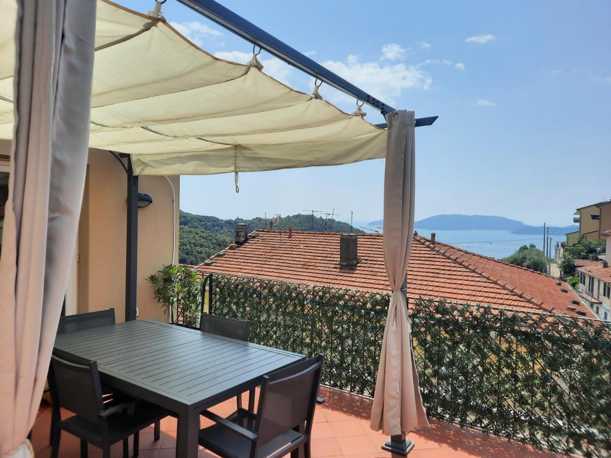 PitelliLa Terrazza Sul Golfo Dei Poeti Con Vista Mareアパートメント エクステリア 写真