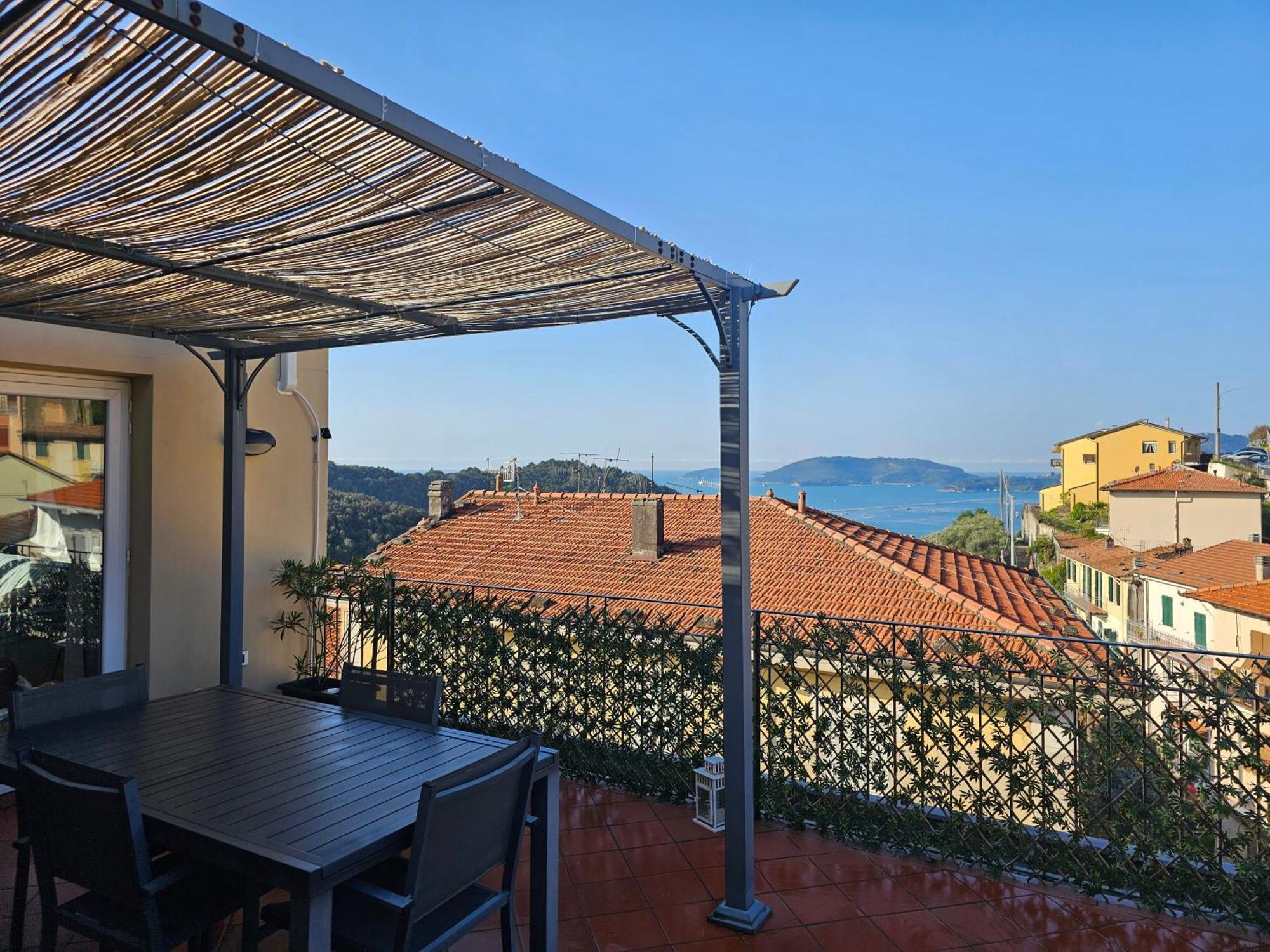 PitelliLa Terrazza Sul Golfo Dei Poeti Con Vista Mareアパートメント エクステリア 写真